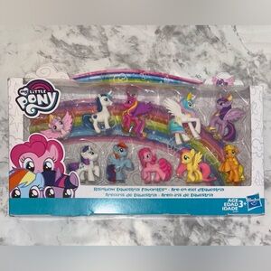NEW IN BOX! My Little Pony Rainbow Equestria Favorites, Includes 10 Pony Figures